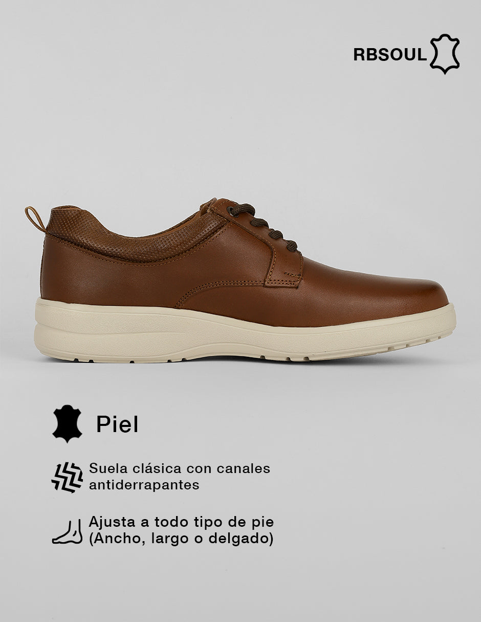 Oxfords Hand Made en Piel – Café