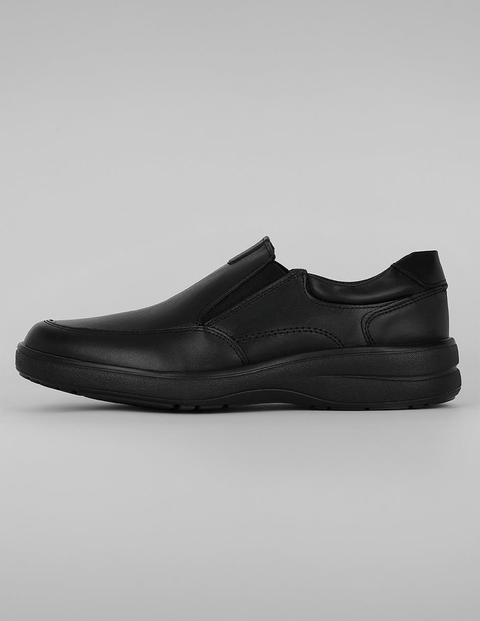 Oxfords Exterior Piel Color Negro Para Hombre De RBCOLLECTION