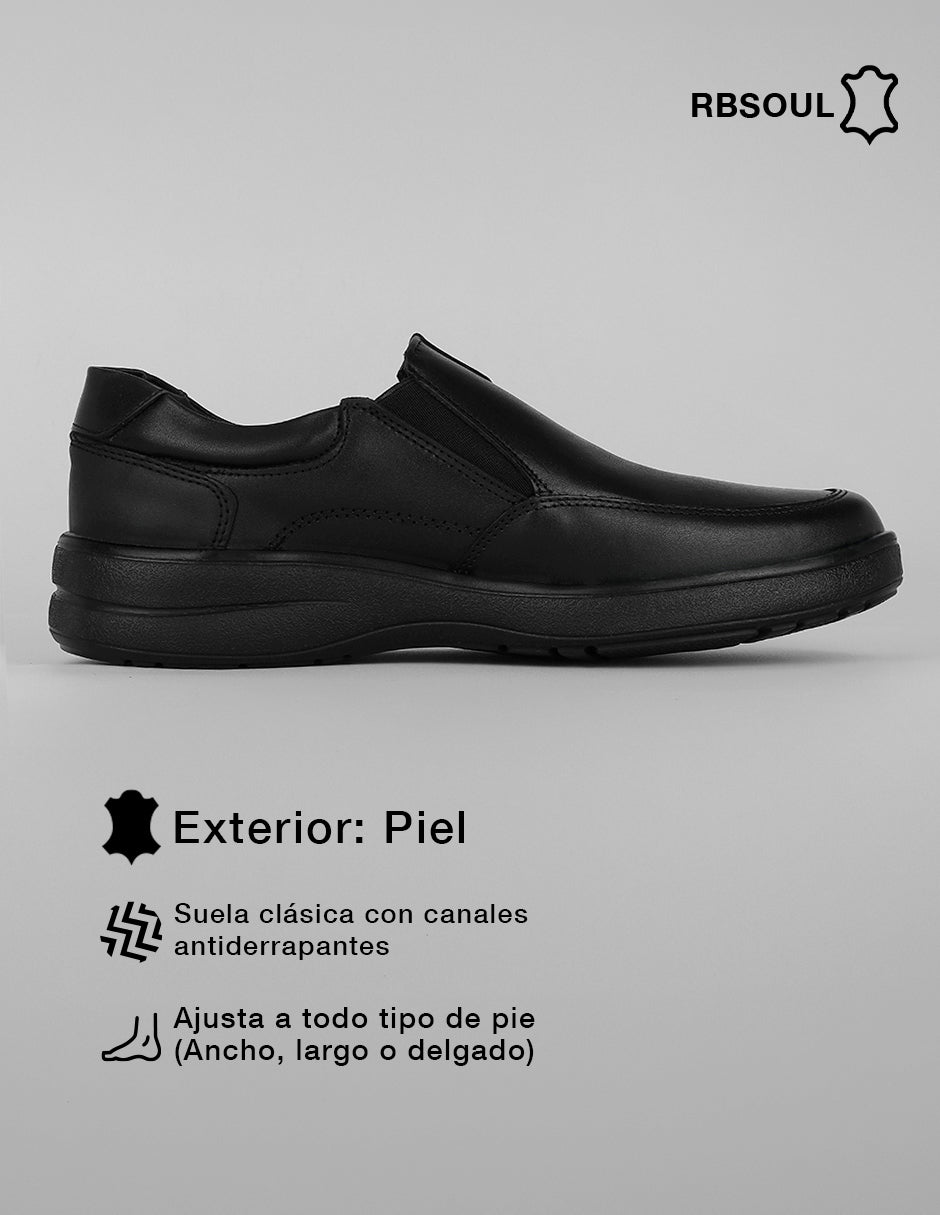 Oxfords Hand Made en Piel – Negro