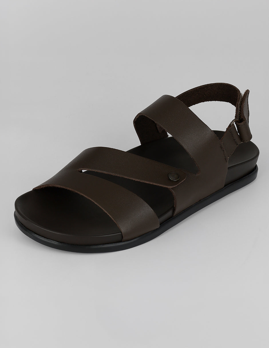 Sandalias casuales Hand Made en Piel – Café