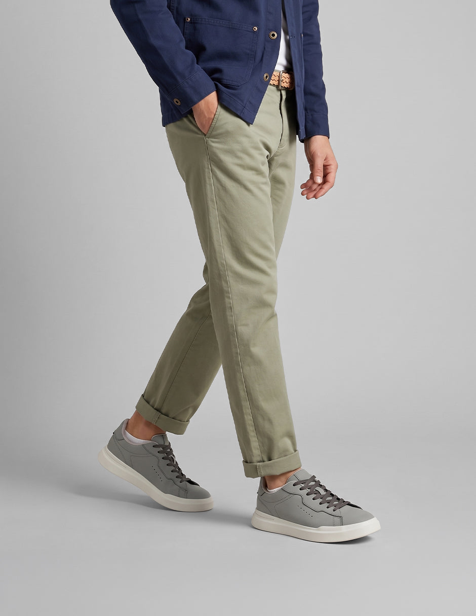 Tenis con cordones Urban en Piel vegana – Gris