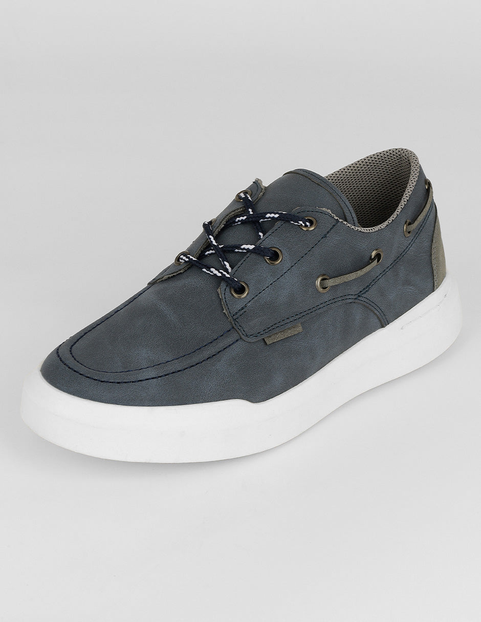 Oxfords Urban en Piel vegana – Azul