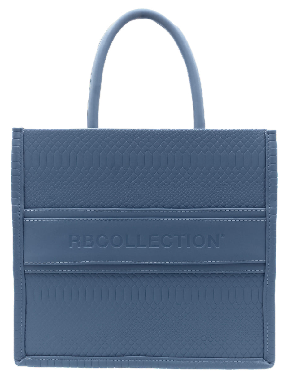 Bolsa Satchel HERITAGE en Piel vegana Color Azul