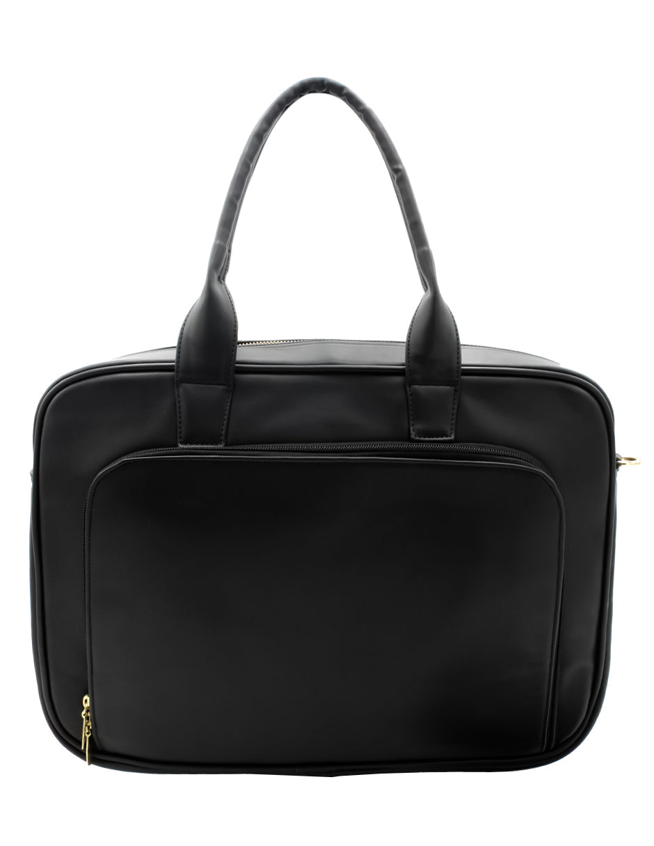 Bolsa Satchel Exterior Piel vegana Color Negro Para Mujer De RBCOLLECTION