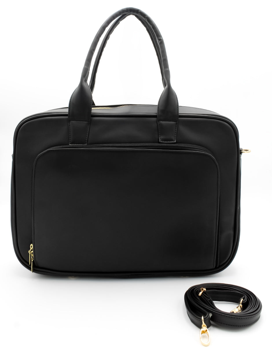 Bolsa Satchel en Piel vegana - Negro