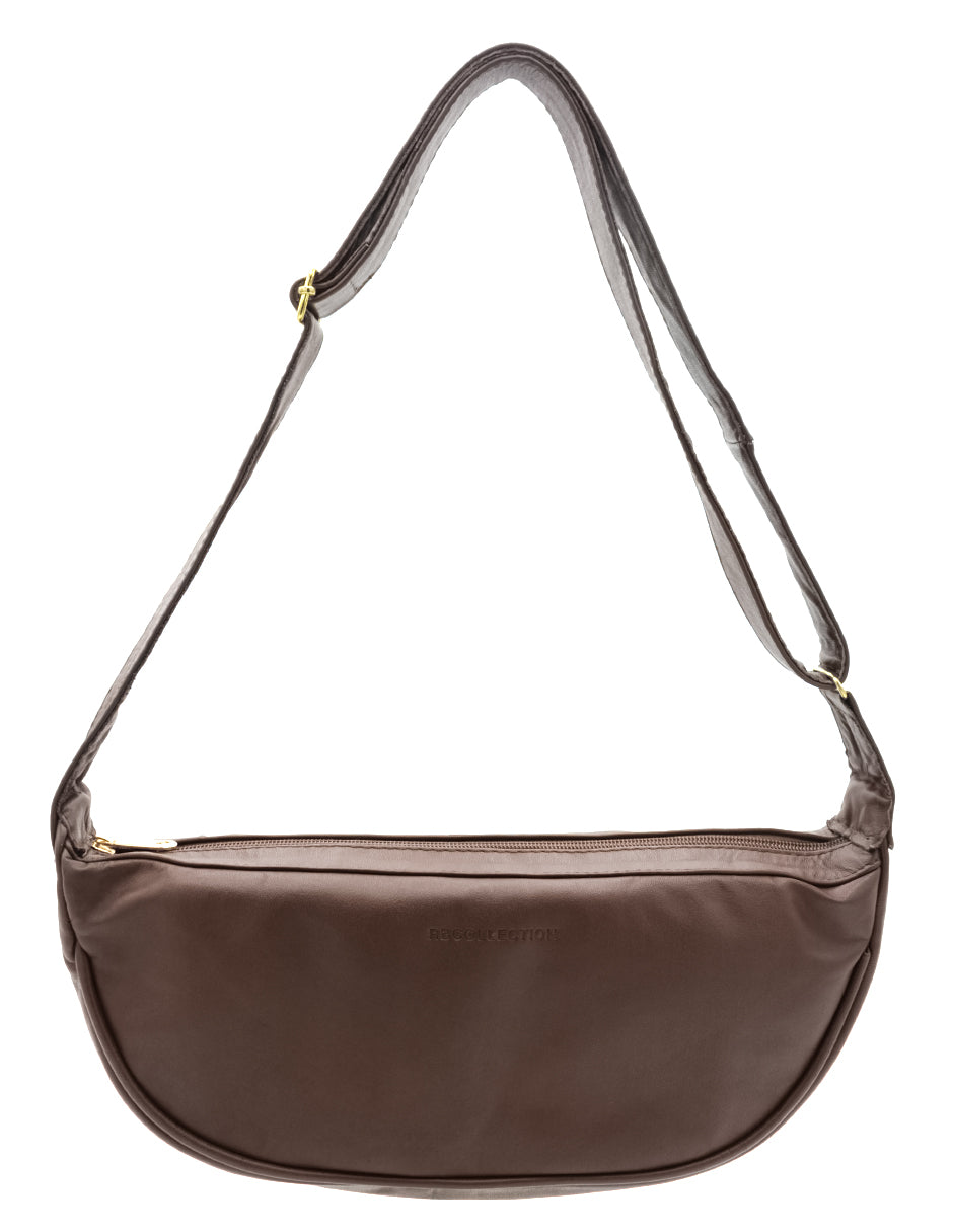 Bolso Crossbody en Piel - Café