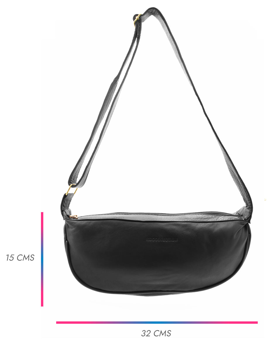 Bolso Crossbody en Piel vegana - Negro