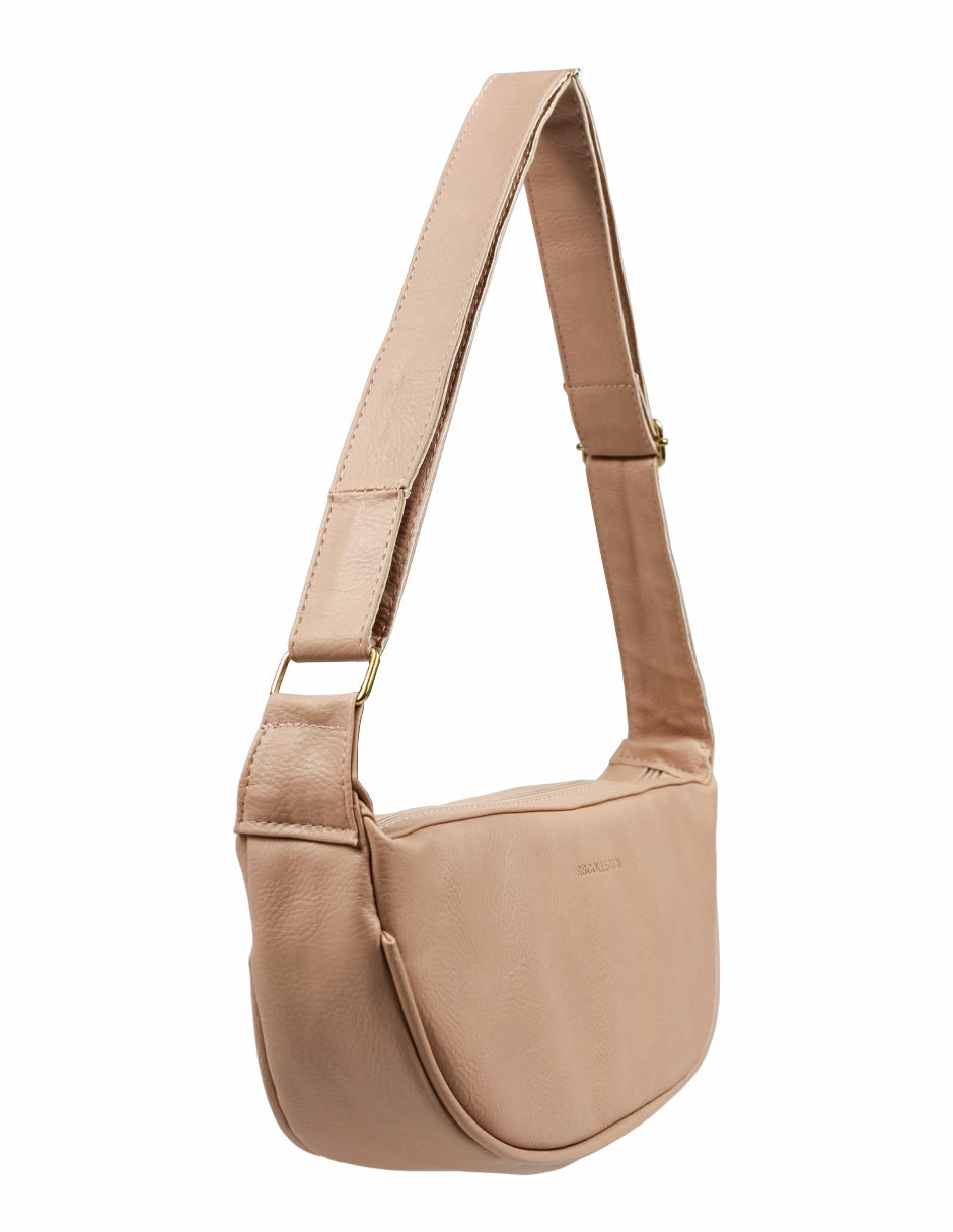 Bolso Crossbody en Piel vegana - Beige