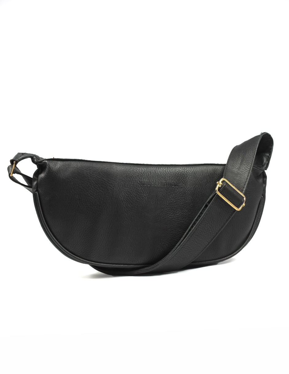 Bolso Crossbody Exterior Piel vegana Color Negro Para Mujer De RBCOLLECTION