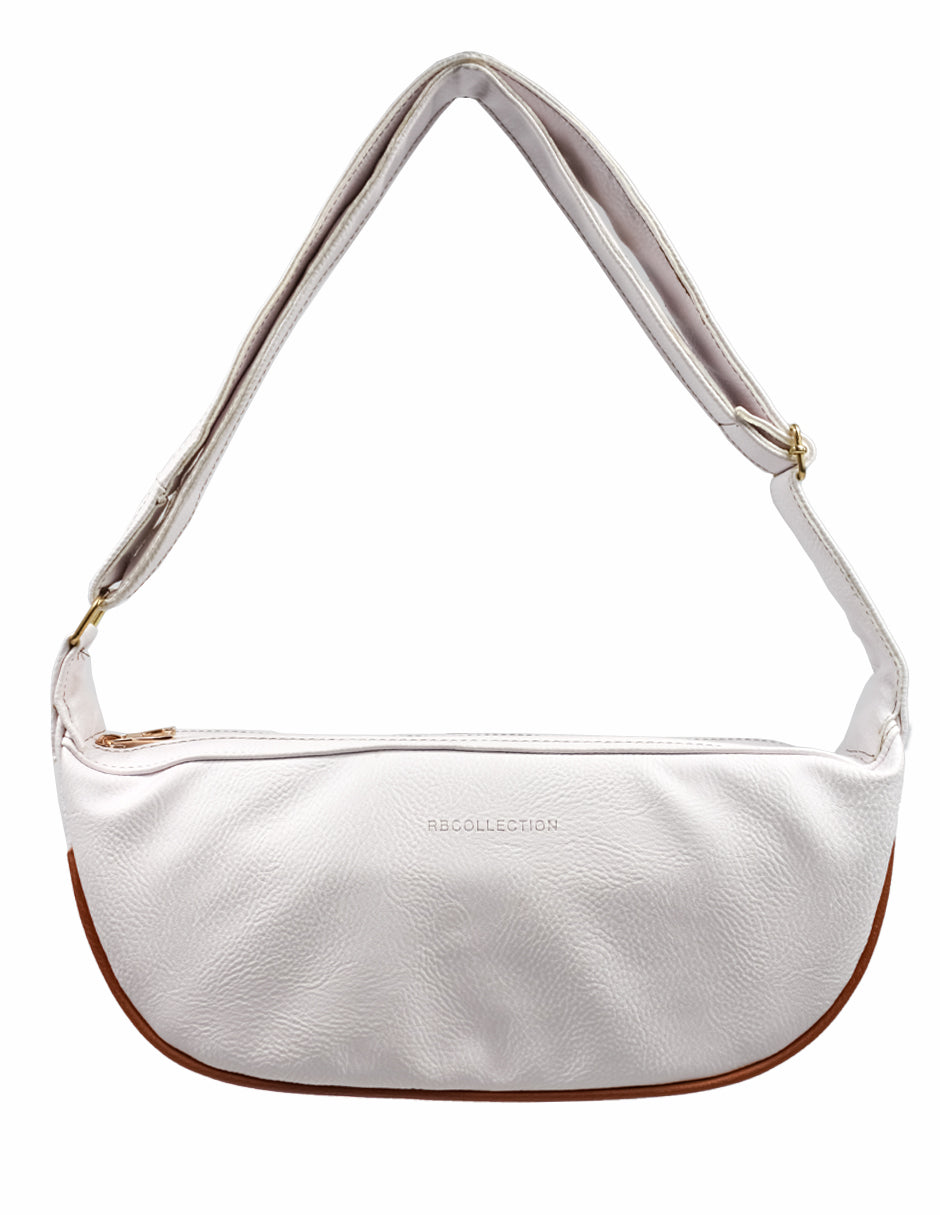 Bolso Crossbody en  Piel vegana Color Blanco