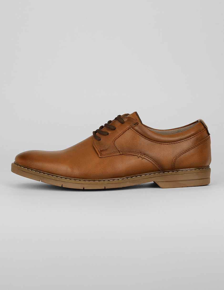 Zapatos de vestir Exterior Vegano Color Camel Para Hombre De RBCOLLECTION