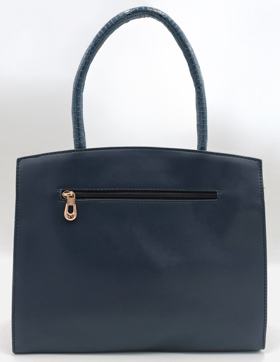 Bolsa Satchel Celine en Gamuza Color Azul