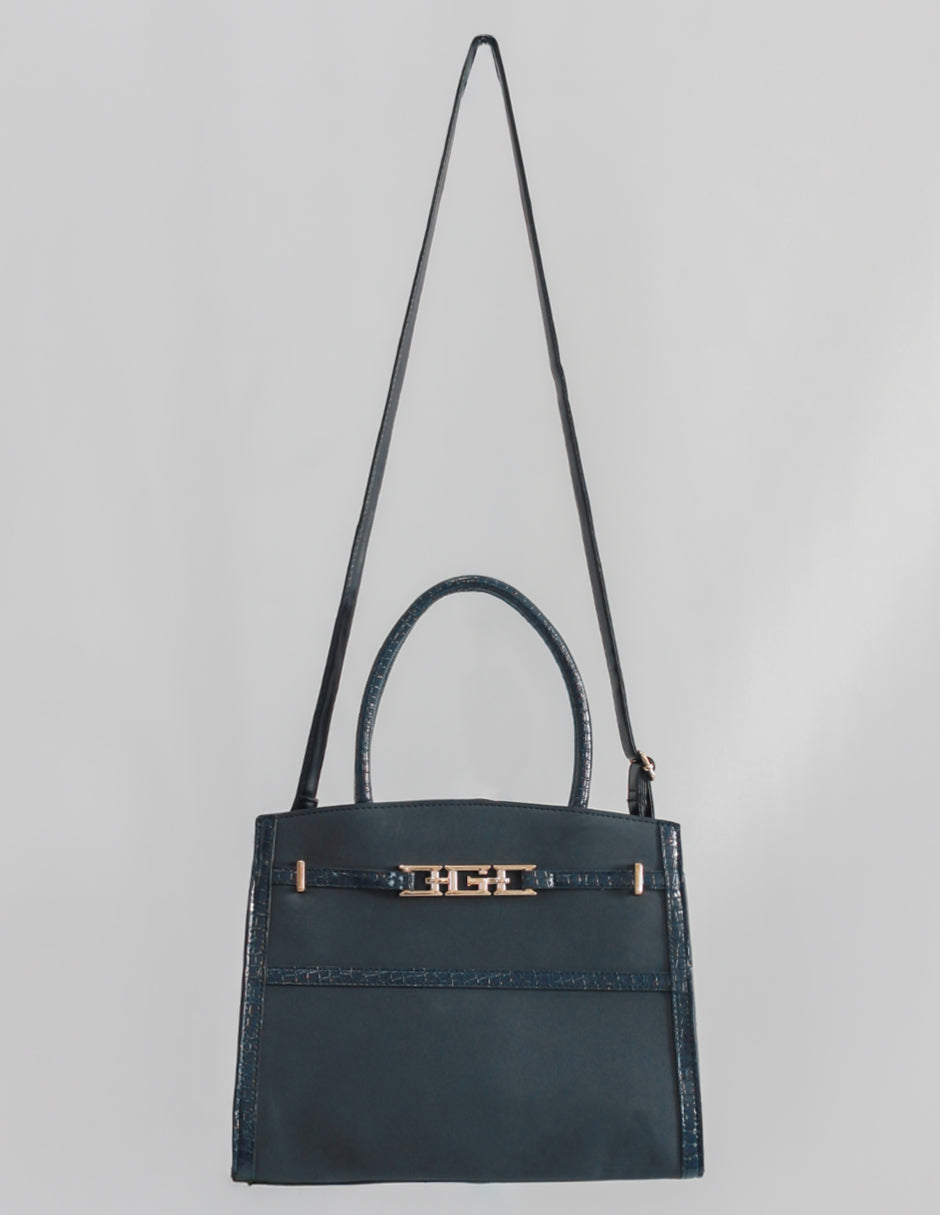 Bolsa Satchel Celine en Gamuza Color Azul