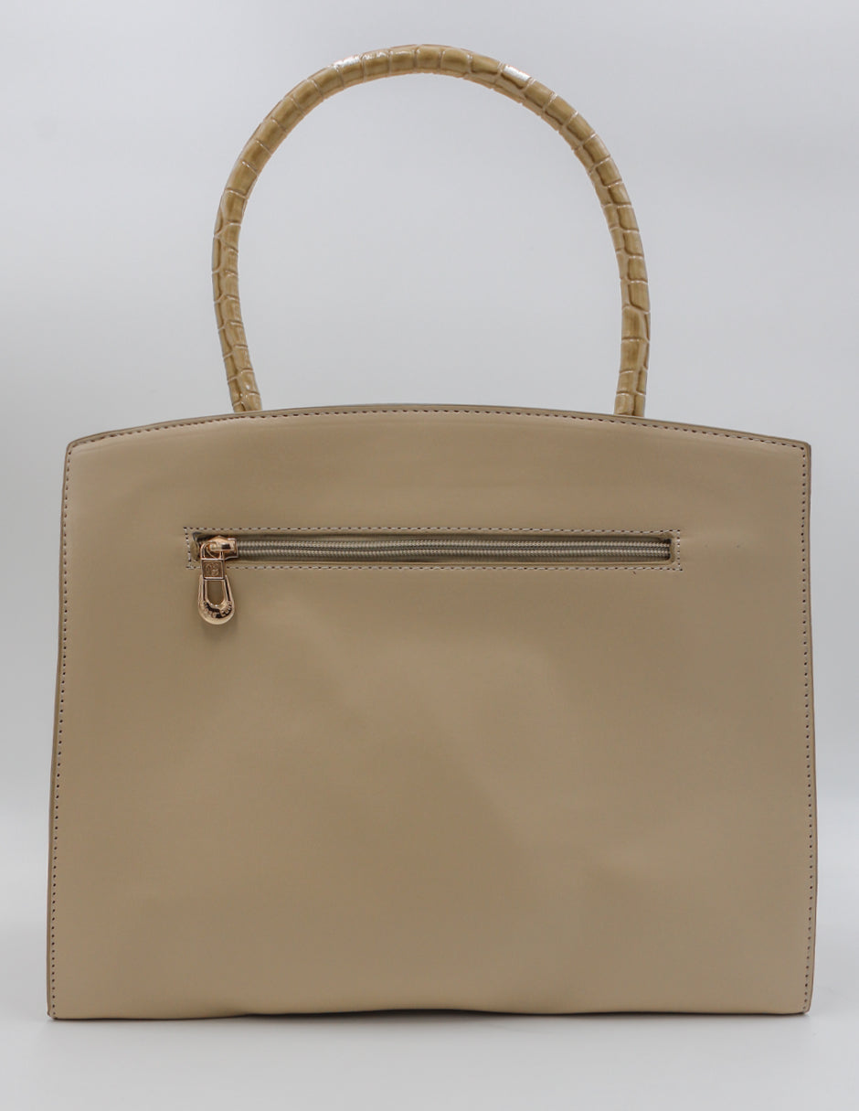 Bolsa Satchel Celine en Gamuza Color Beige