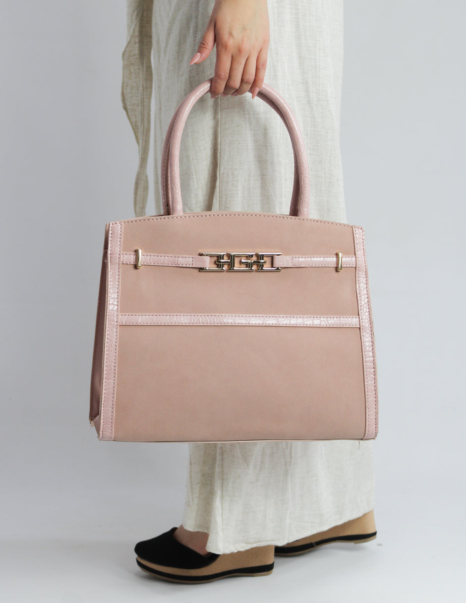 Bolsa Satchel Celine en Gamuza Color Rosa