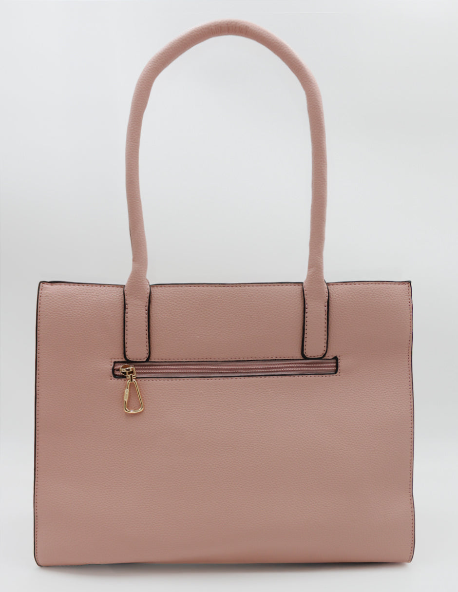 Bolsa Satchel Millá en Piel vegana Color Rosa
