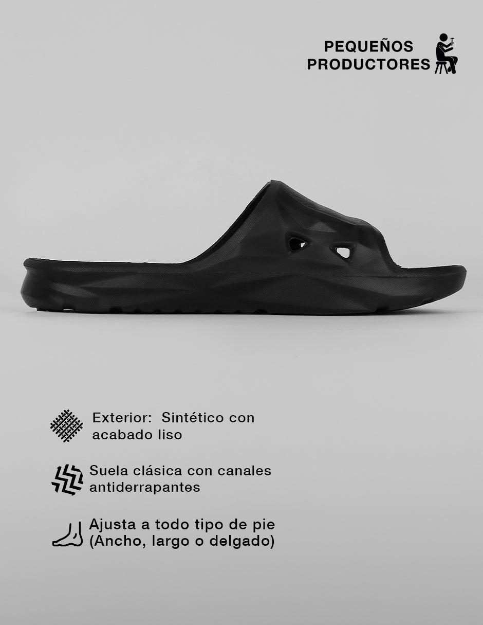 Sandalias casuales Aqua en Sintético – Negro