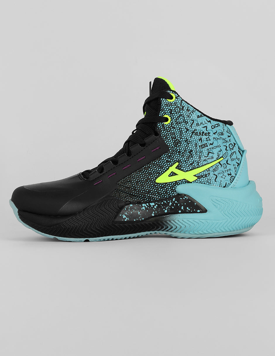 Tenis para basquet Exterior Sintético Color Negro Para Hombre De RBMOVE