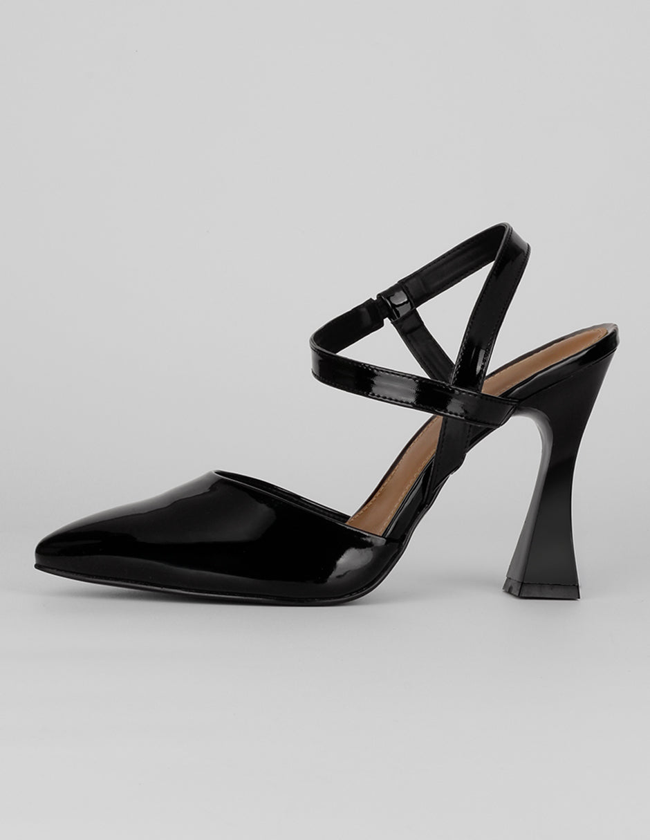 Zapatillas Exterior Charol Color Negro Para Mujer De RBCOLLECTION