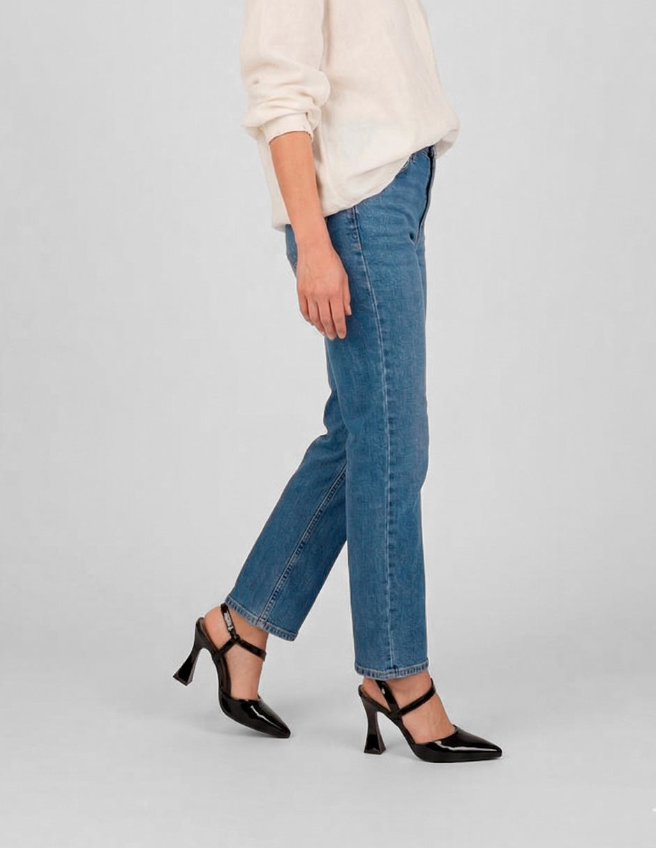 Zapatillas Slingback en Charol – Negro