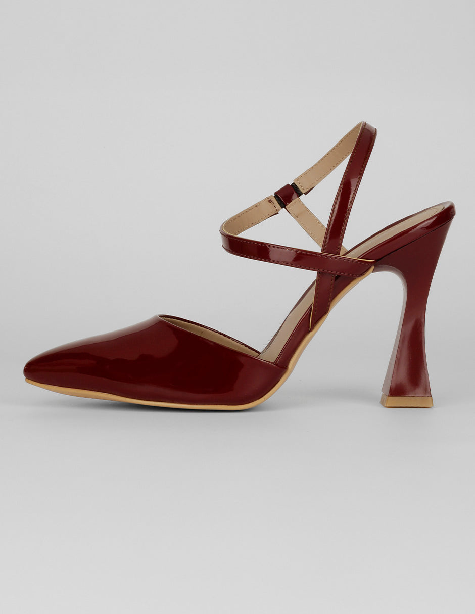 Zapatillas Exterior Charol Color Rojo Para Mujer De RBCOLLECTION