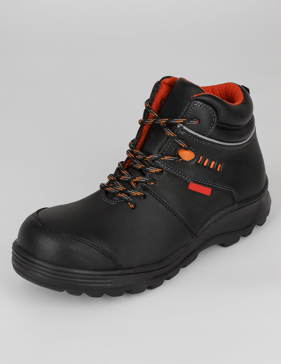 Botas industriales Work en Piel – Negro