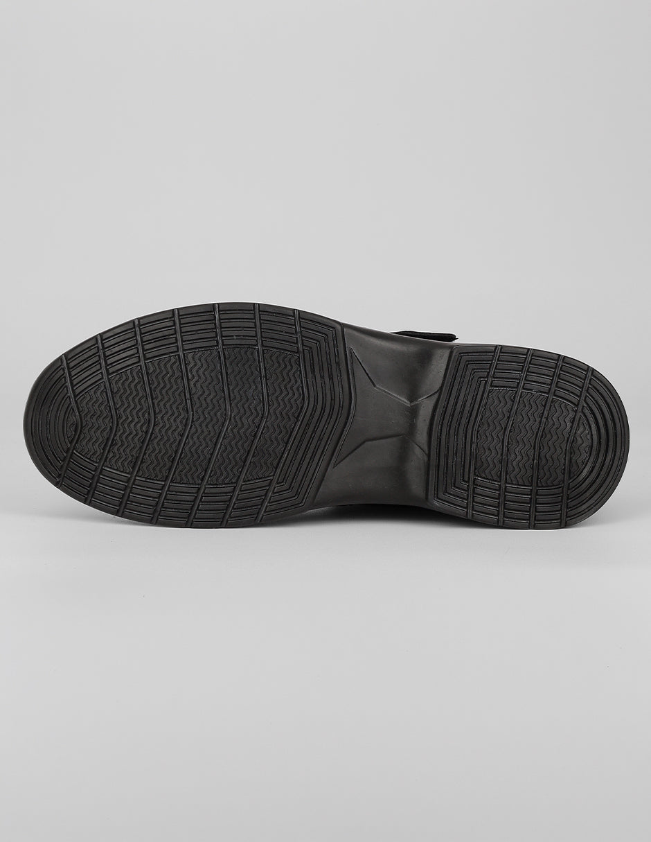Sandalias casuales Trail en Piel vegana – Negro