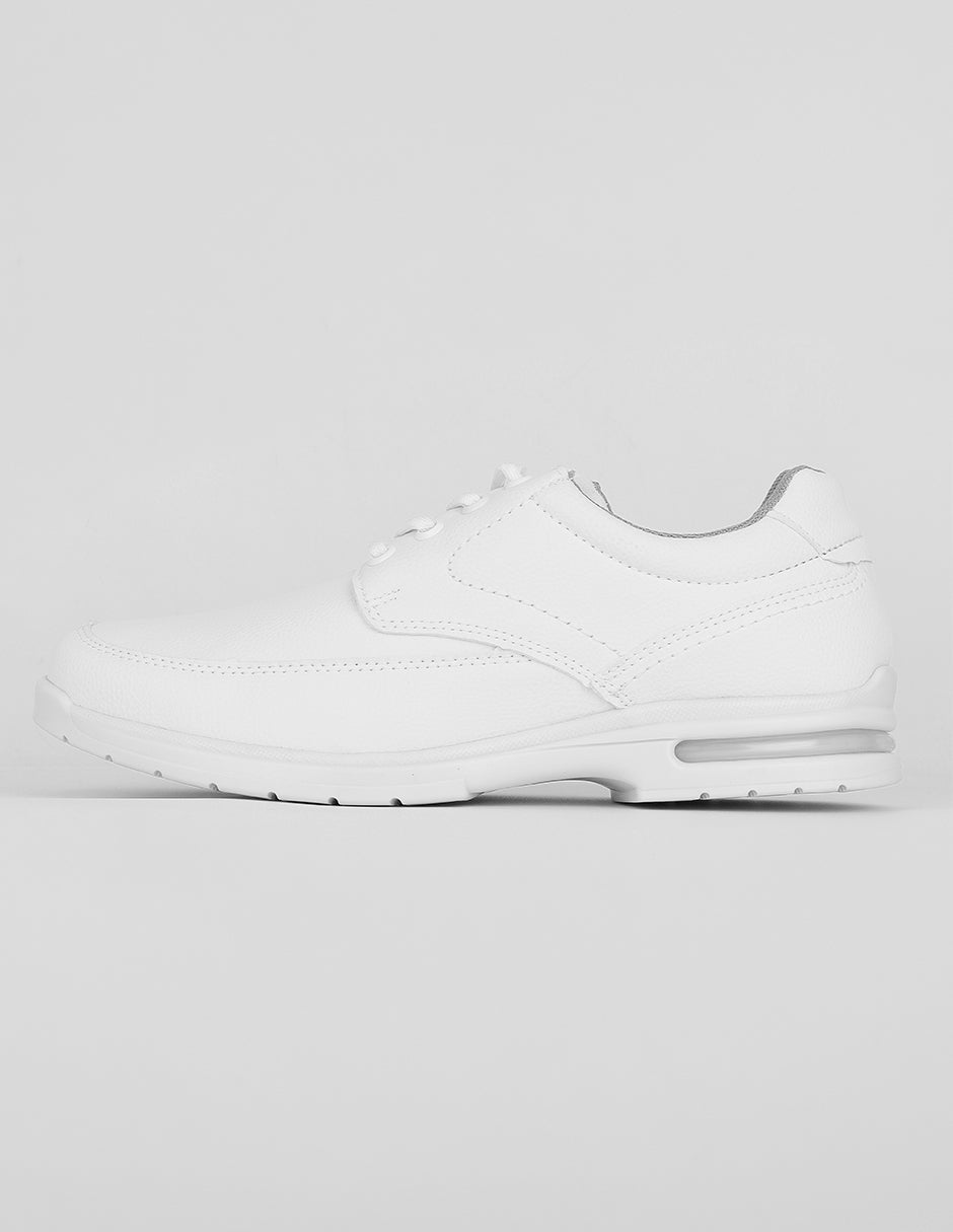 Zapato para diabético Exterior Piel vegana Color Blanco Para Hombre De RBCOLLECTION