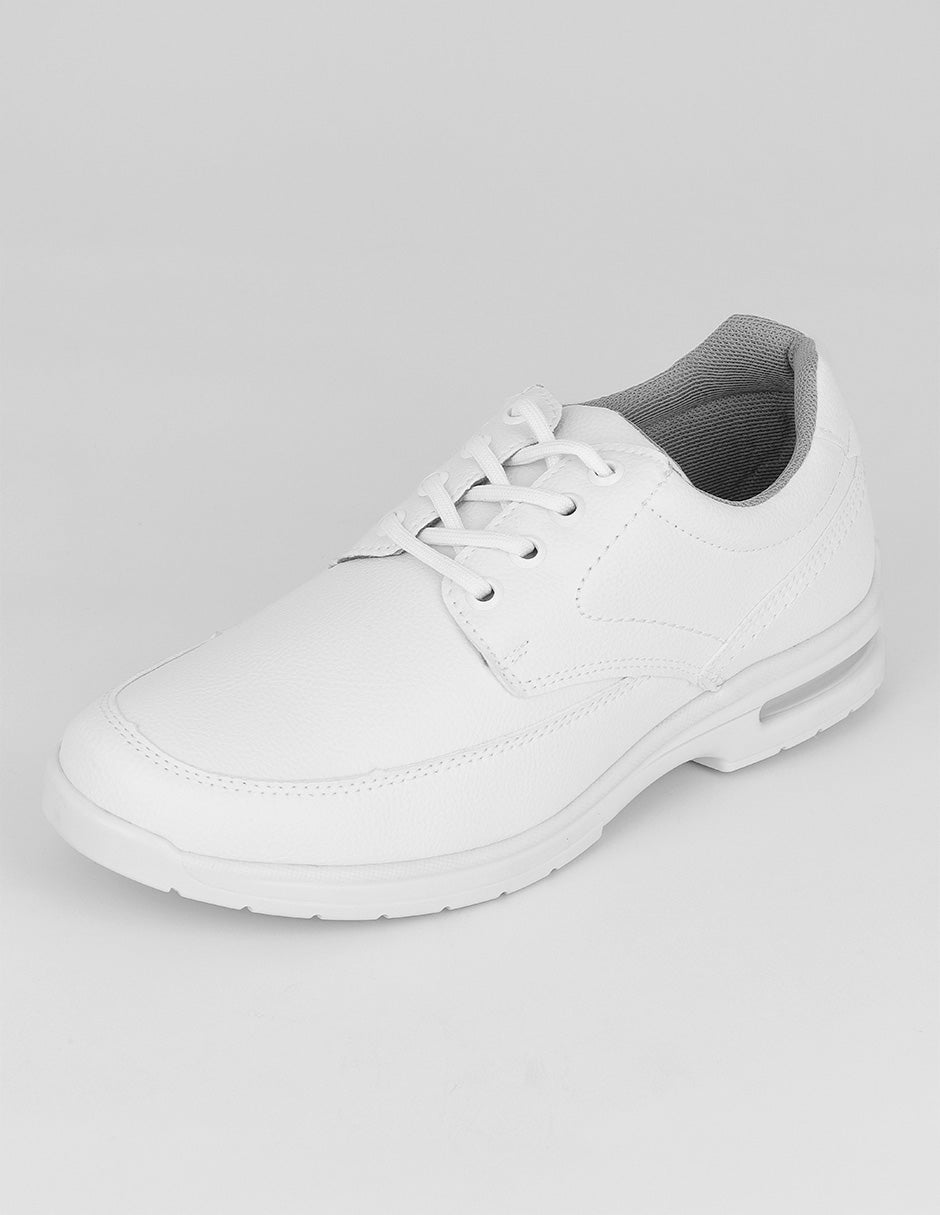 Zapato para diabético Heal en Piel vegana – Blanco