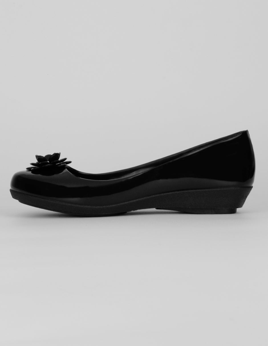 Flats clásicas Exterior Sintético Color Negro Para Mujer De RBBASICS
