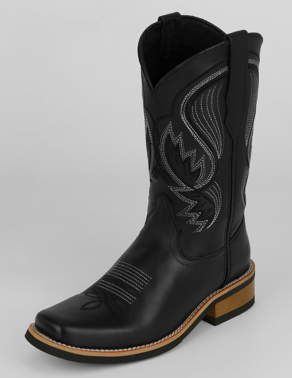 Botas western Cowboy en Piel – Negro