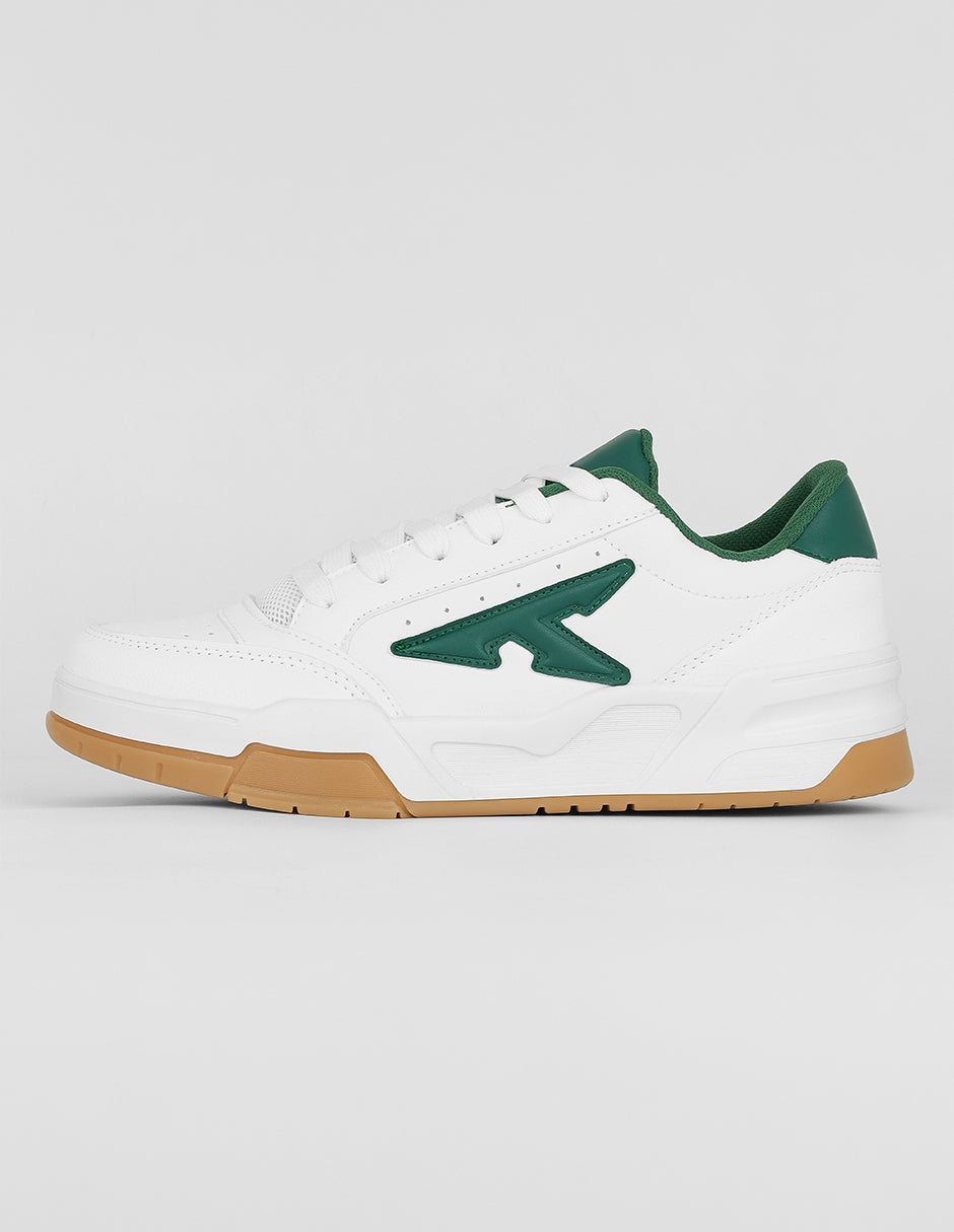 Tenis con cordones Exterior Piel vegana Color Blanco Para Hombre De RBCOLLECTION