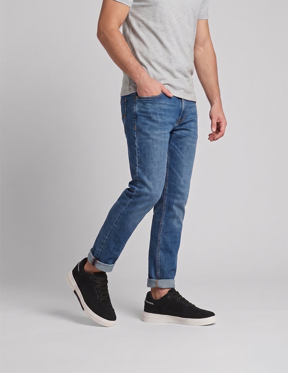 Tenis con cordones Urban en Textil – Negro