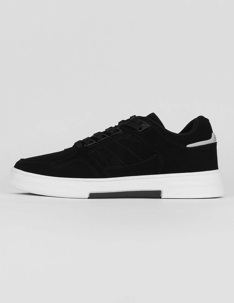 Tenis con cordones Exterior Textil Color Negro Para Hombre De RBCOLLECTION
