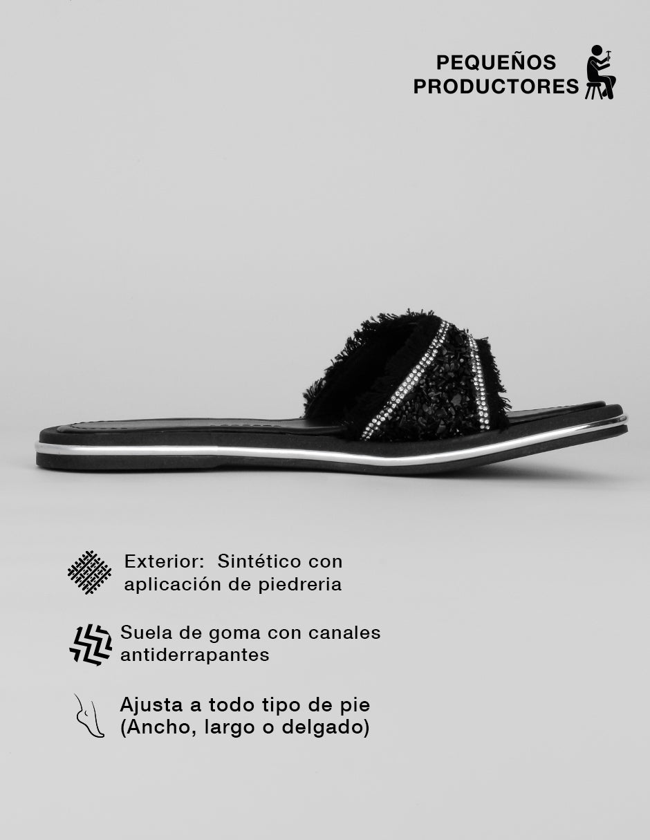 Sandalias de piso Birt en Sintético – Negro