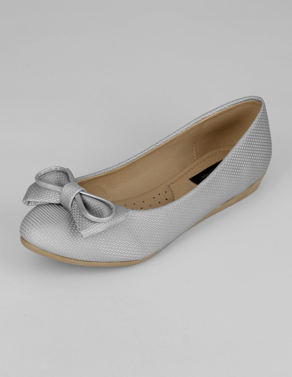 Flats clásicas Soft en Textil – Gris