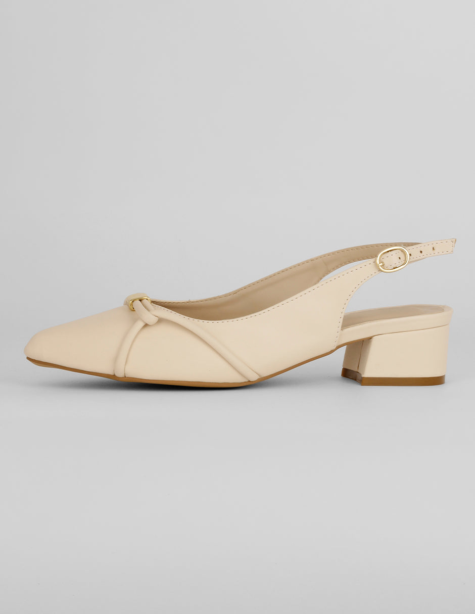 Zapatillas Exterior Piel vegana Color Beige Para Mujer De RBCOLLECTION