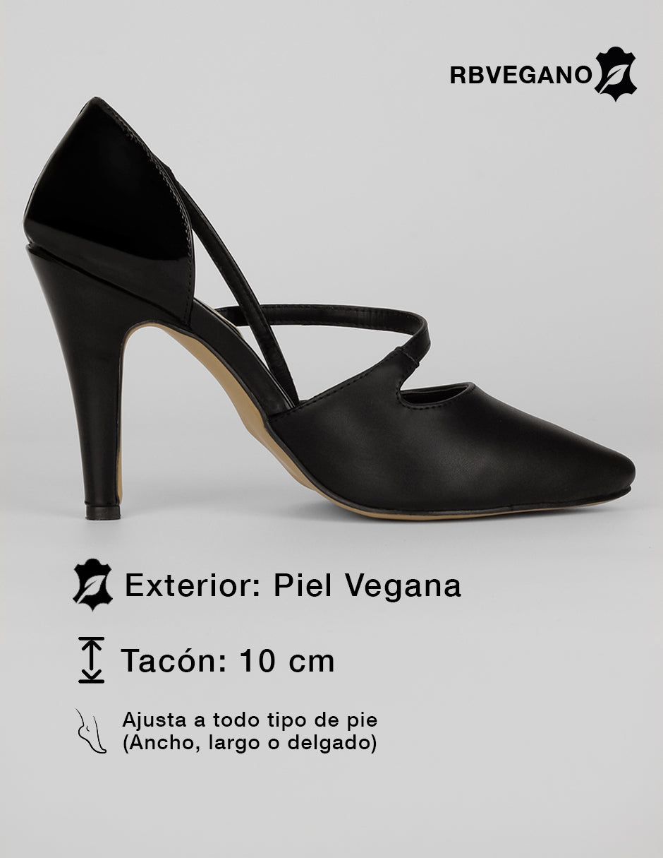 Zapatillas Classy en Piel vegana – Negro
