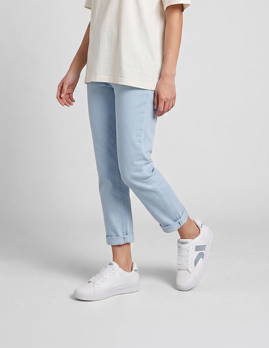 Tenis con cordones  Urban en Piel vegana – Blanco