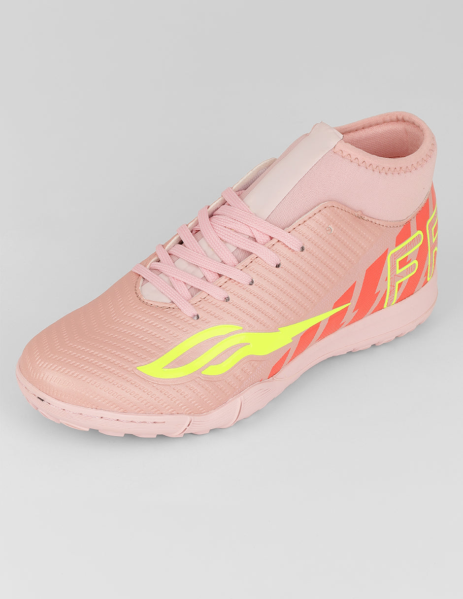 Tenis para fútbol  Sport en Piel vegana – Rosa