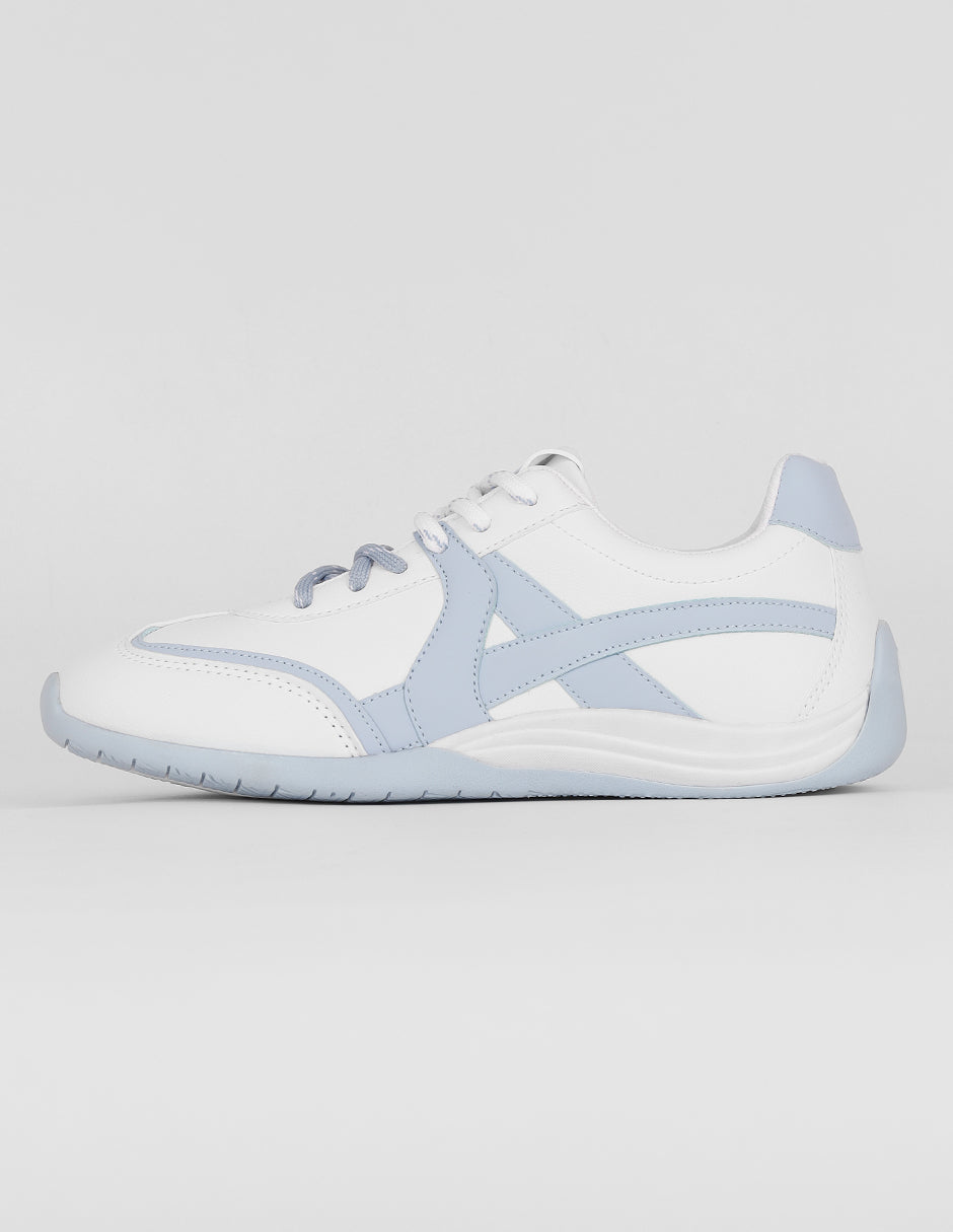 Tenis con cordones Exterior Piel vegana Color Blanco Para Mujer De RBCOLLECTION