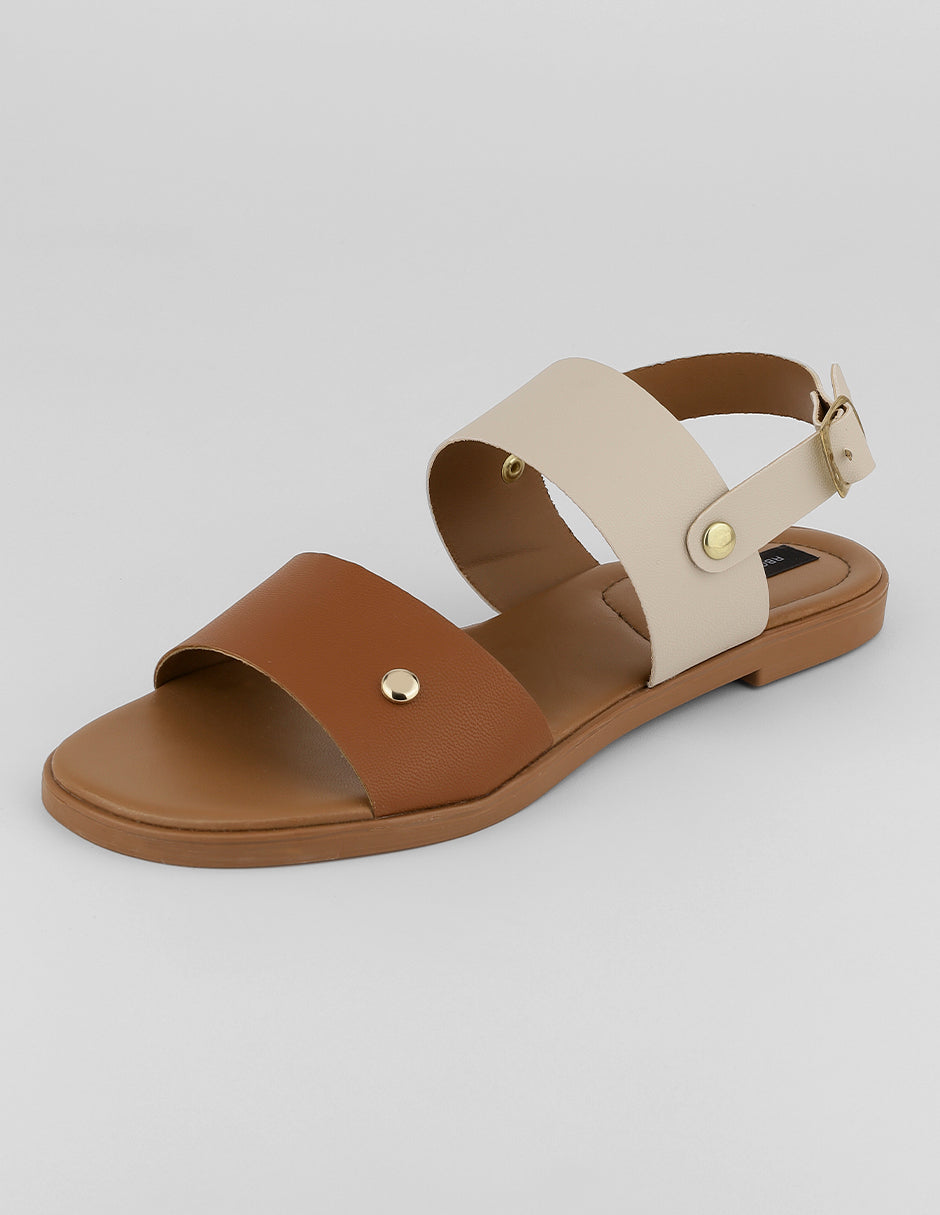 Sandalias de piso Birt en Sintético – Café