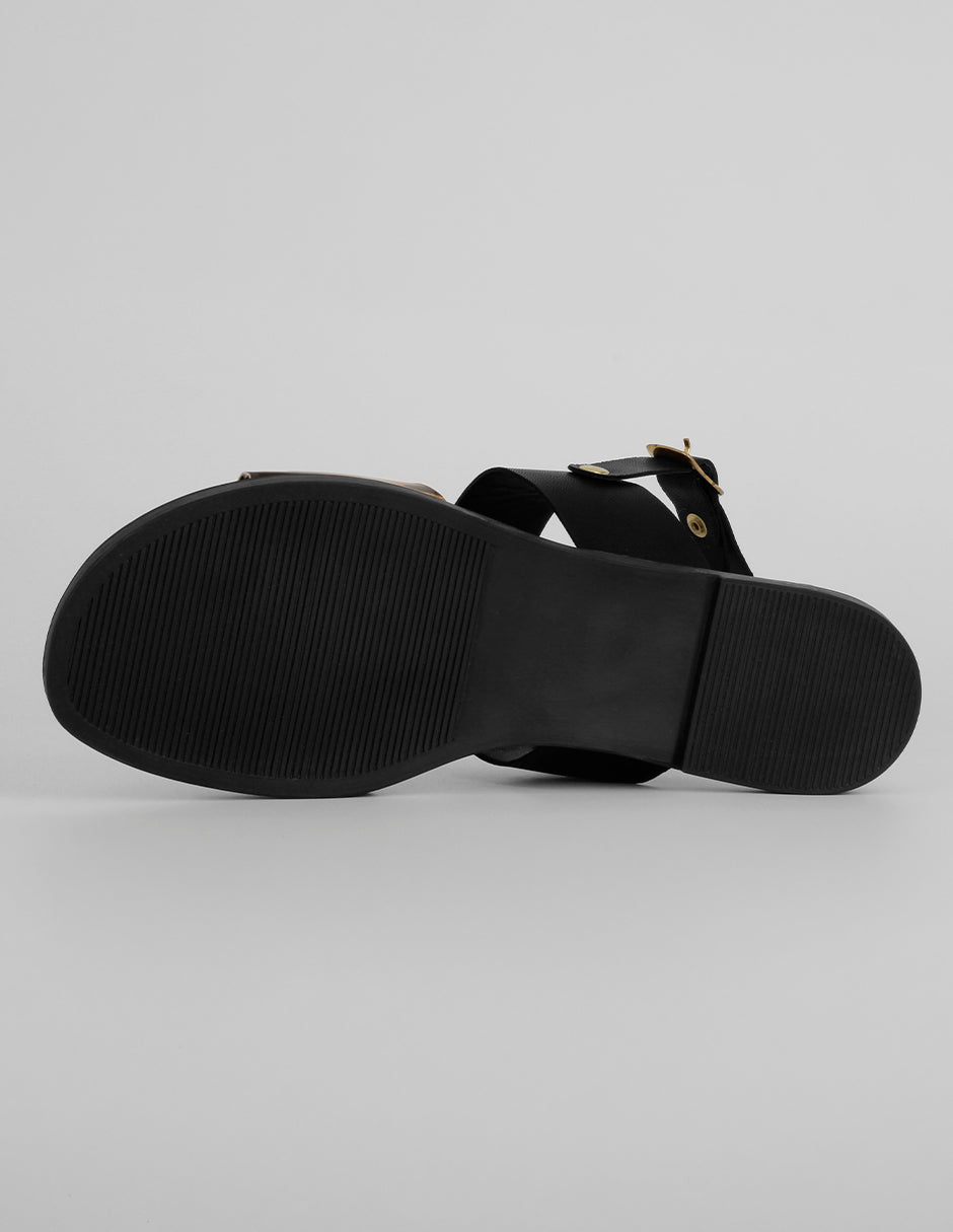Sandalias de piso Brit en Sintético – Negro
