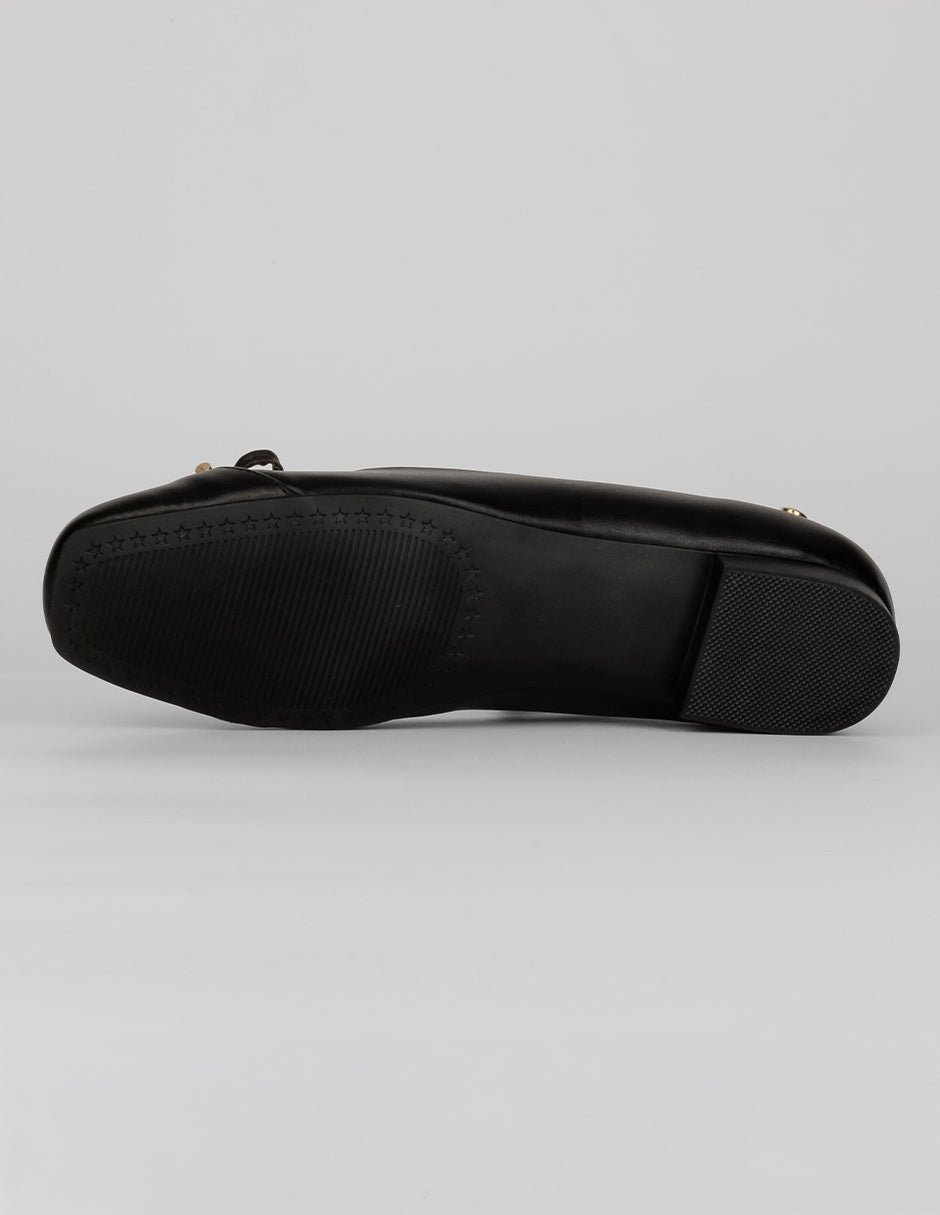 Flats clásicas Classy en Piel vegana – Negro