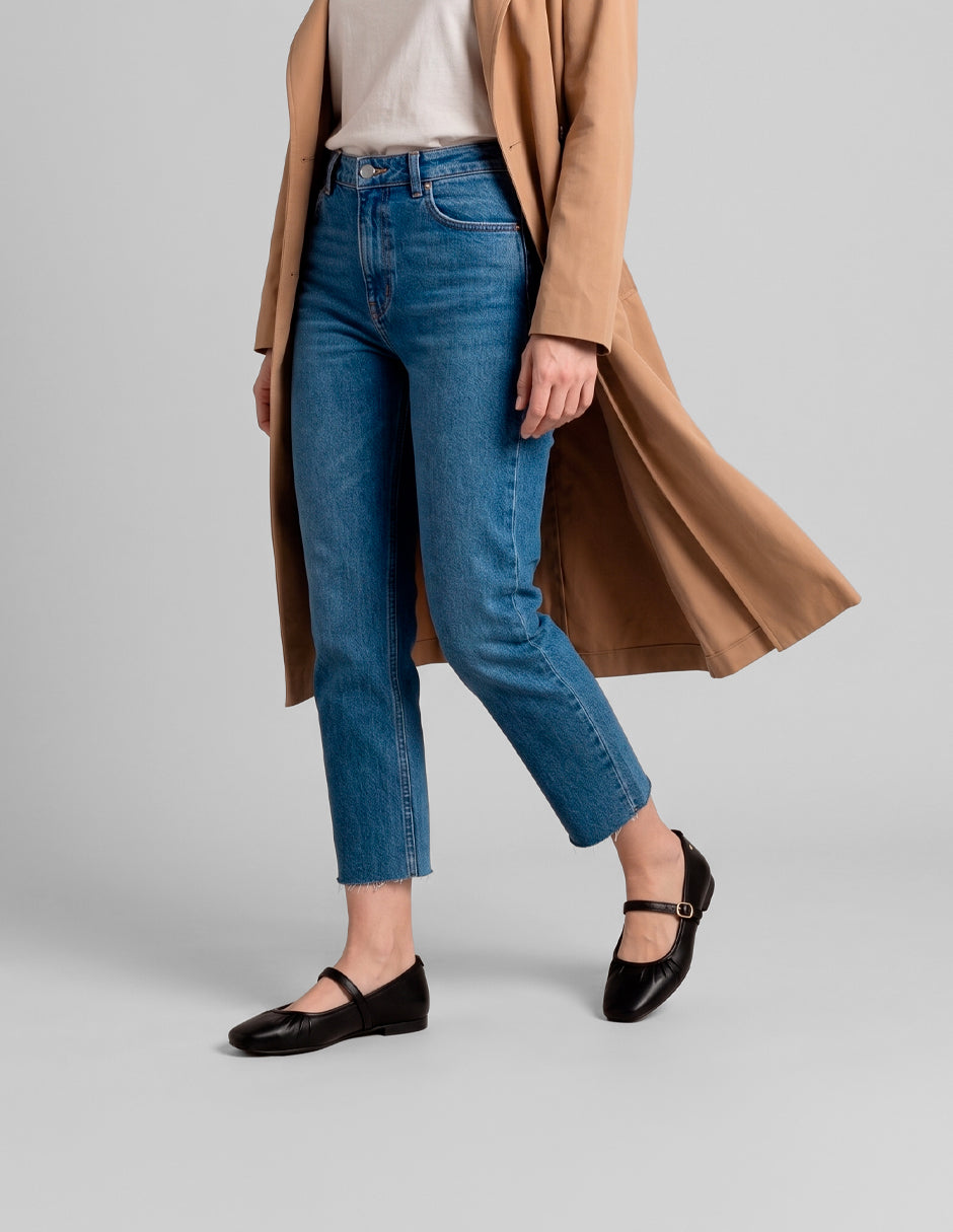 mary jane Darling en Piel vegana – Negro