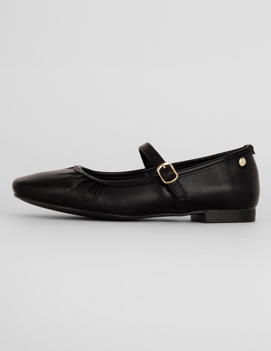 mary jane Exterior Piel vegana Color Negro Para Mujer De RBCOLLECTION