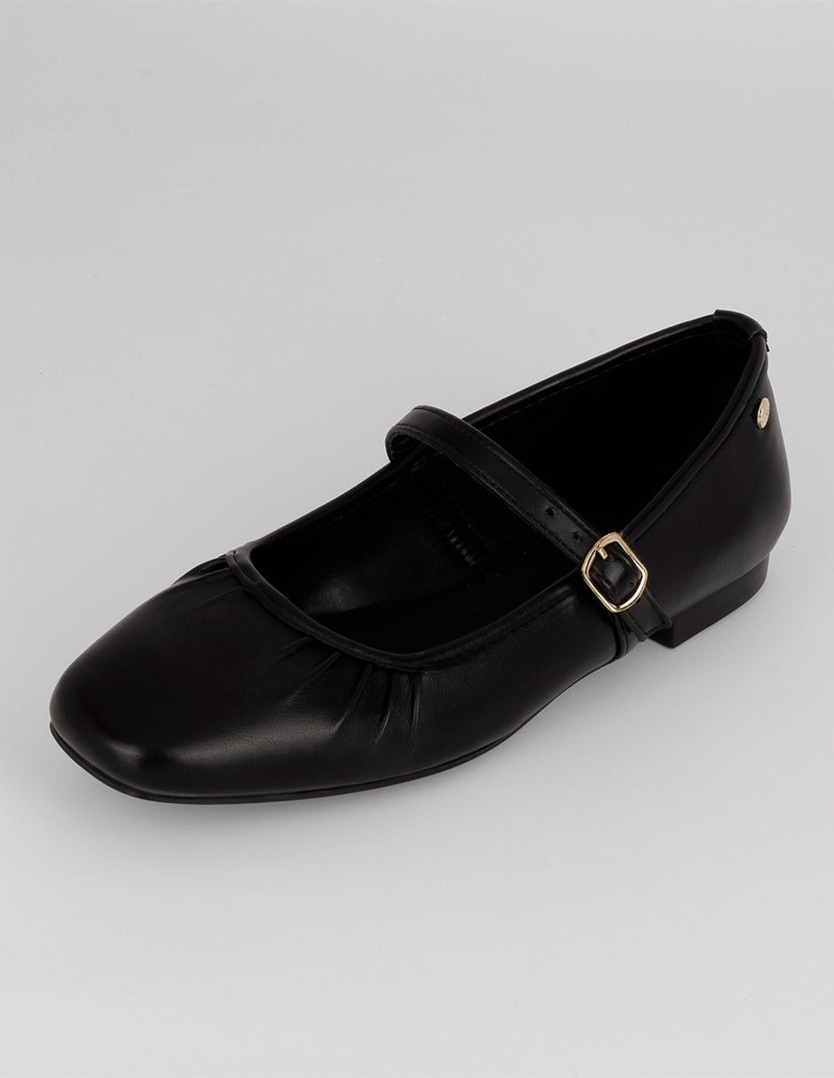 mary jane Darling en Piel vegana – Negro
