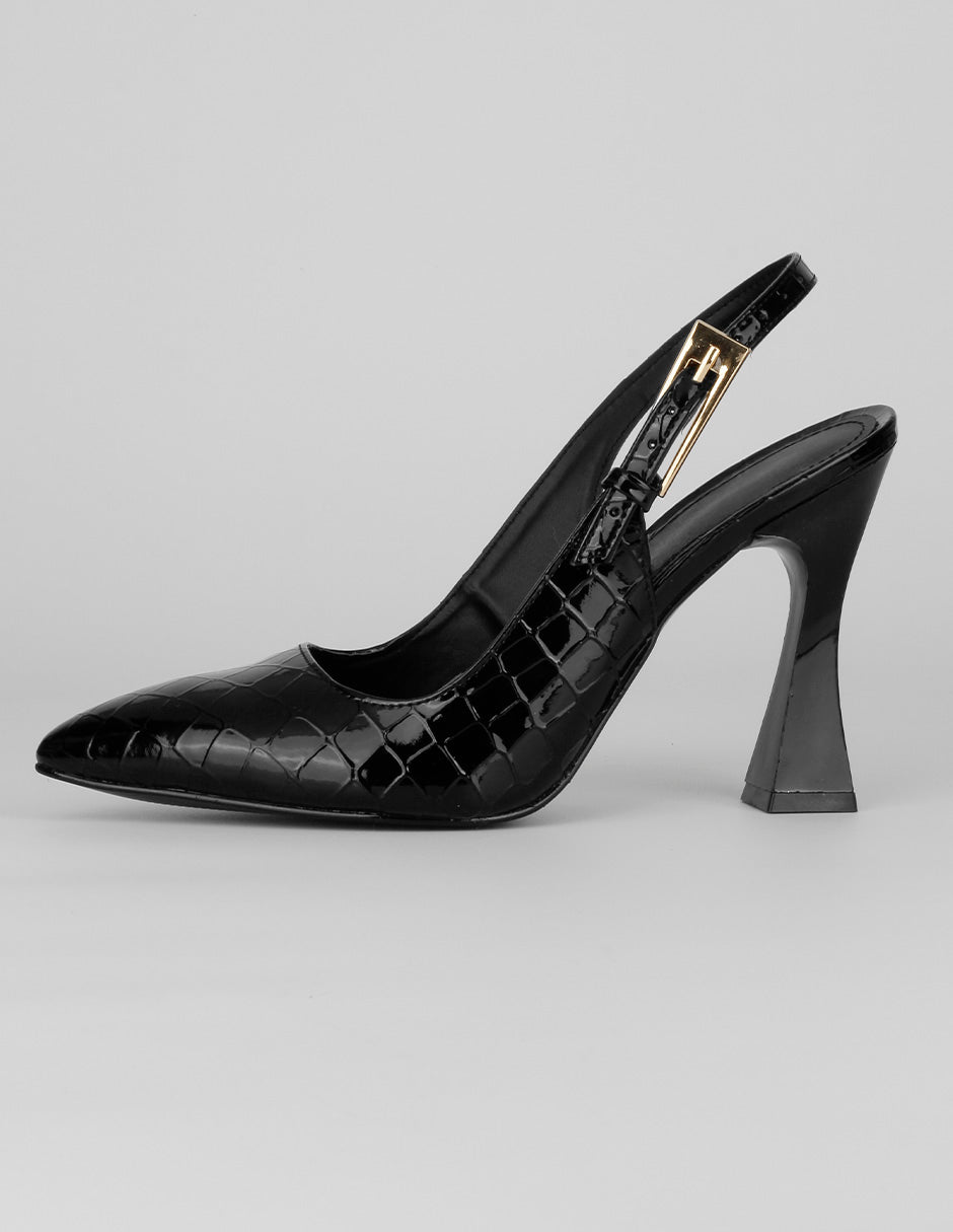 Zapatillas Exterior Charol Color Negro Para Mujer De RBCOLLECTION