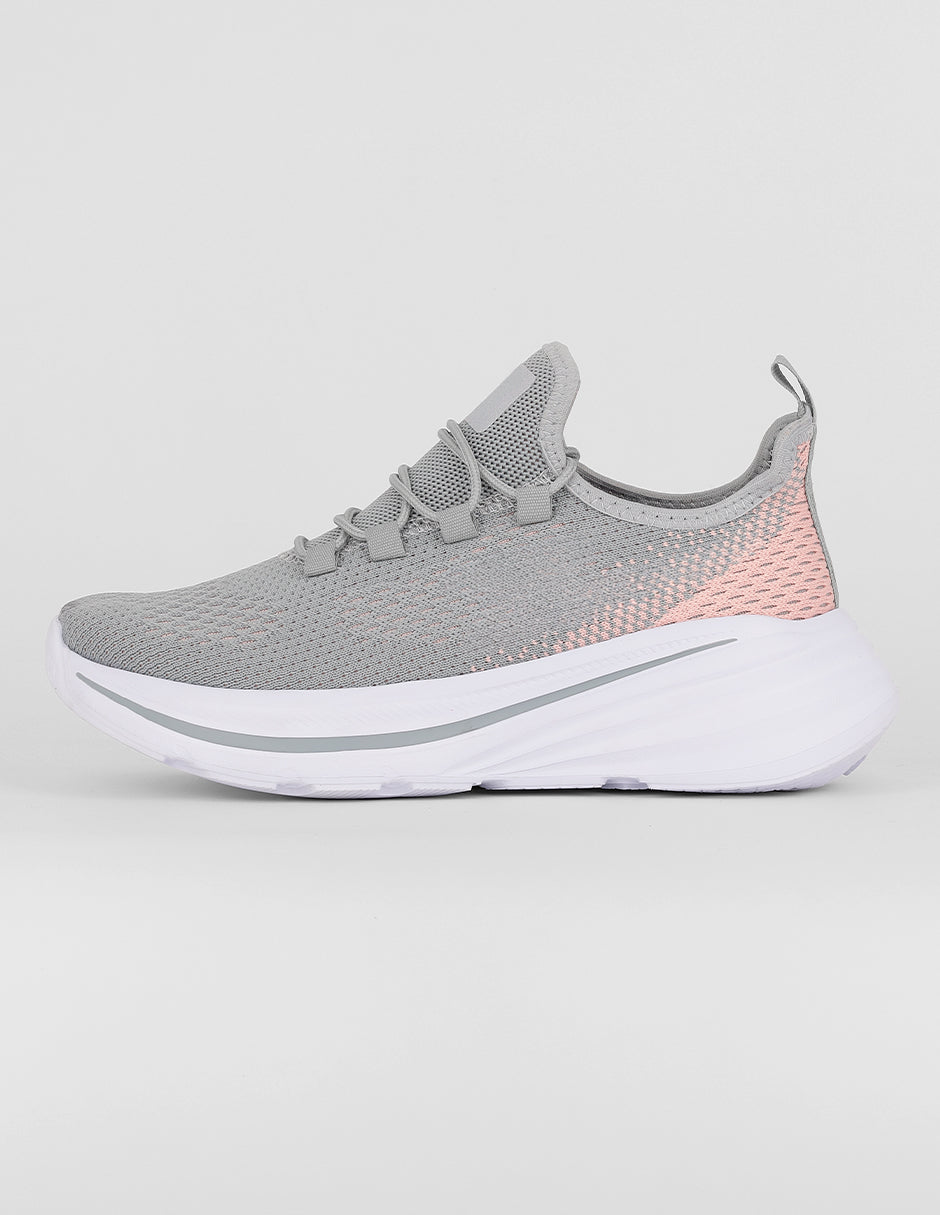 Tenis para entrenamiento Exterior Textil Color Gris Para Mujer De RBMOVE