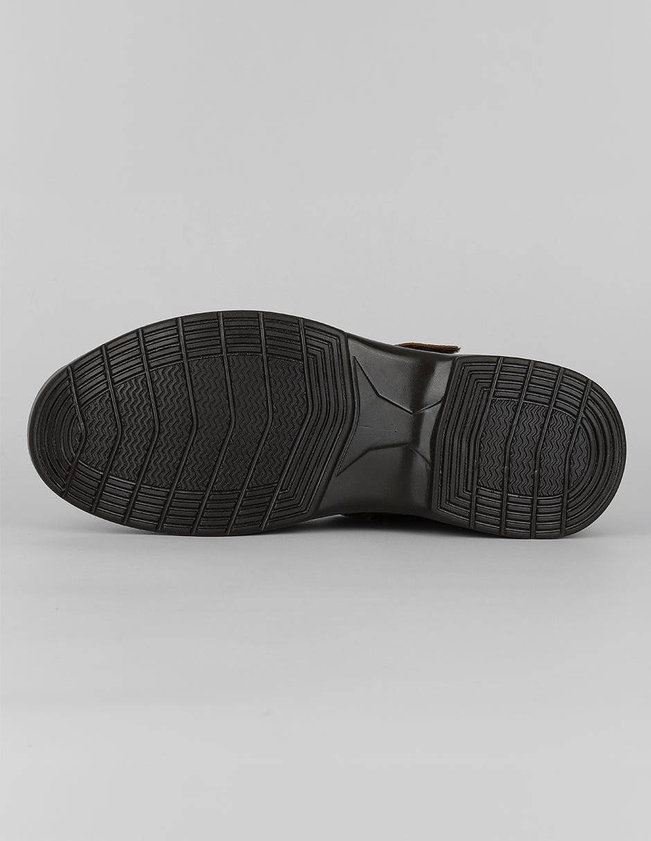 Sandalias casuales Trail en Piel vegana – Café
